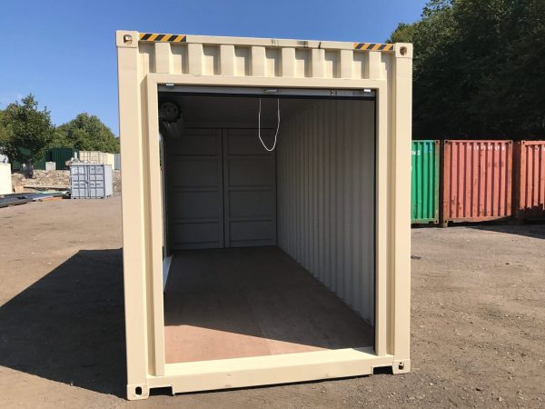 6ft Wide x 7ft 4in Tall Roll Door in High Cube Container End - Image 2