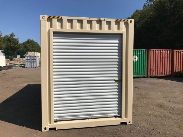 6ft Wide x 7ft 4in Tall Roll Door in High Cube Container End - Image 3