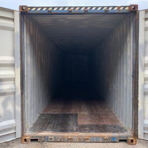 40ft High Cube Shipping Container Stiff Hinges Wind And Watertight Blue