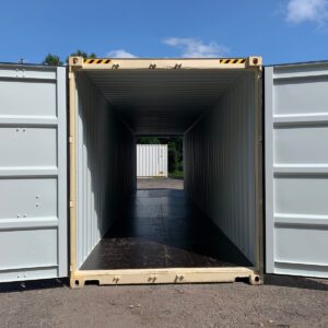 40ft High Cube Double Door Shipping Container Wind and Watertight New Beige