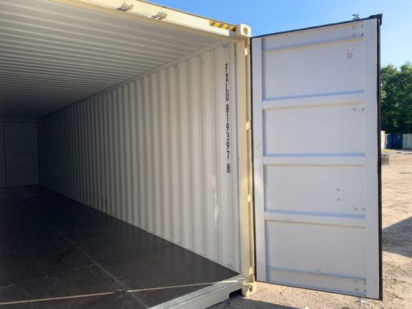 40ft High Cube Double Door Shipping Container Wind And Watertight Beige - Image 21