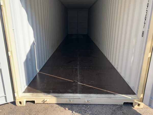 40ft High Cube Double Door Shipping Container Wind And Watertight Beige - Image 23