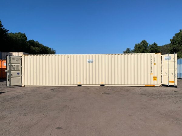 40ft High Cube Double Door Shipping Container Wind And Watertight Beige - Image 37