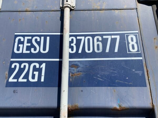 20ft Used Shipping Container Wind And Watertight Blue - Image 2
