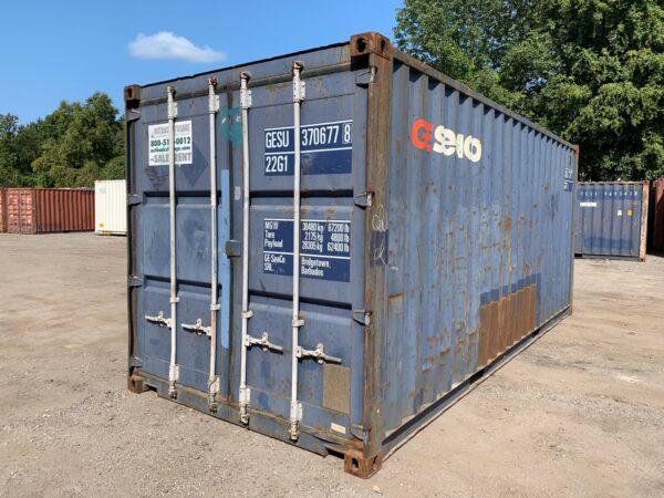 20ft Used Shipping Container Wind And Watertight Blue