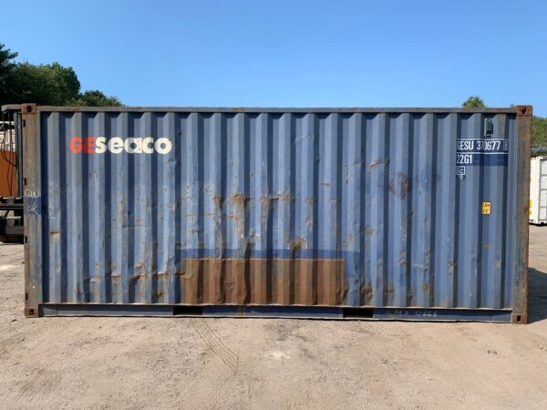 20ft Used Shipping Container Wind And Watertight Blue - Image 7