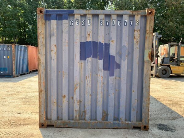 20ft Used Shipping Container Wind And Watertight Blue - Image 9