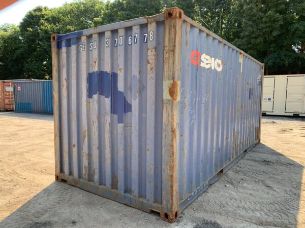 20ft Used Shipping Container Wind And Watertight Blue - Image 10