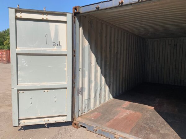 20ft Used Shipping Container Wind And Watertight Blue - Image 15