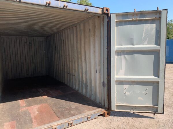 20ft Used Shipping Container Wind And Watertight Blue - Image 16