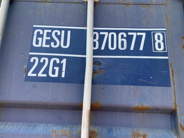20ft Used Shipping Container Wind And Watertight Blue - Image 25