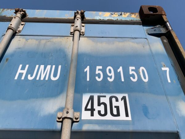 40ft Used High Cube Shipping Container Wind And Watertight Blue - Image 2