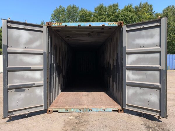 40ft Used High Cube Shipping Container Wind And Watertight Blue - Image 13