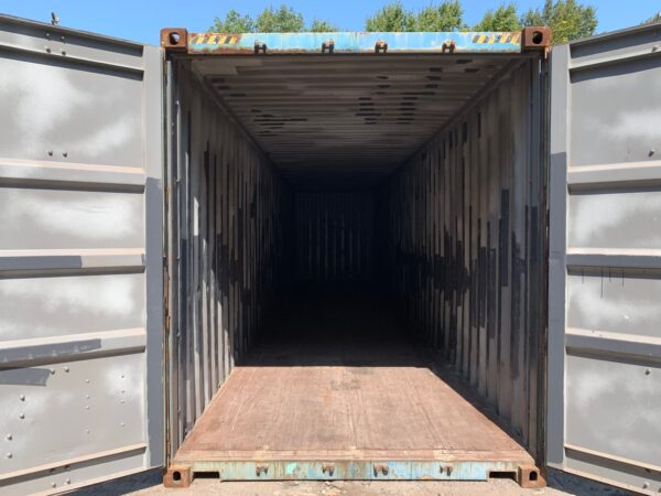 40ft Used High Cube Shipping Container Wind And Watertight Blue - Image 14