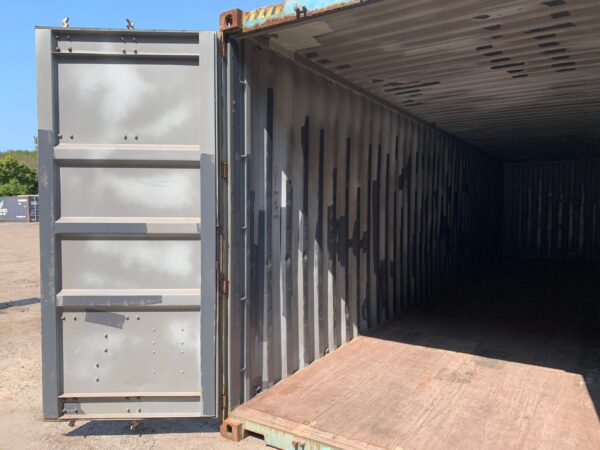 40ft Used High Cube Shipping Container Wind And Watertight Blue - Image 15