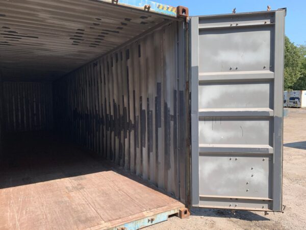 40ft Used High Cube Shipping Container Wind And Watertight Blue - Image 16