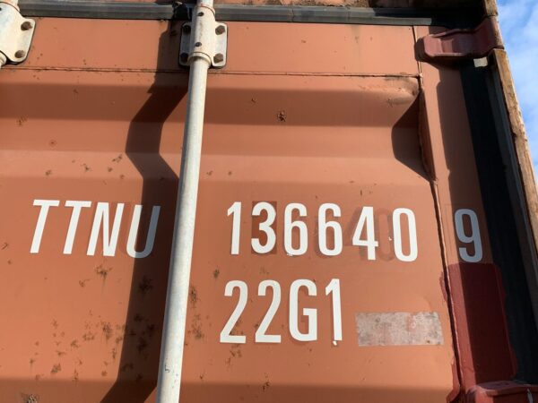 20ft Used Shipping Container Wind And Watertight Red - Image 2