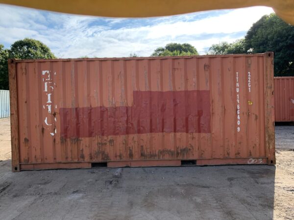 20ft Used Shipping Container Wind And Watertight Red - Image 11