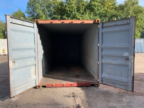 20ft Used Shipping Container Wind And Watertight Red - Image 13