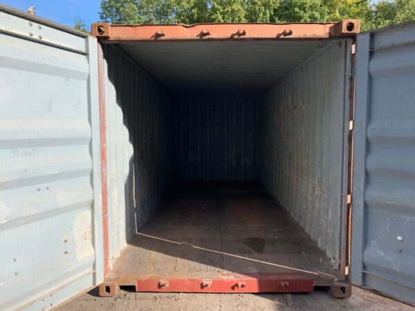 20ft Used Shipping Container Wind And Watertight Red - Image 14