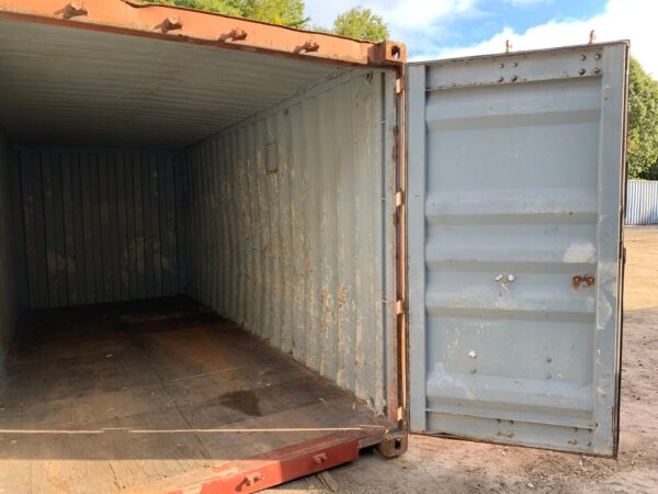 20ft Used Shipping Container Wind And Watertight Red - Image 16