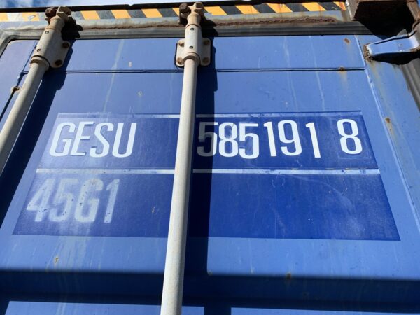 40ft As Is High Cube Shipping Container Blue - Image 2