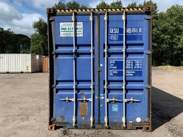 40ft As Is High Cube Shipping Container Blue - Image 3