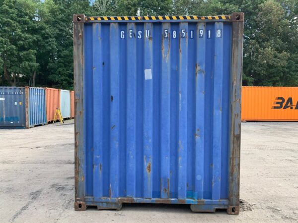 40ft As Is High Cube Shipping Container Blue - Image 9
