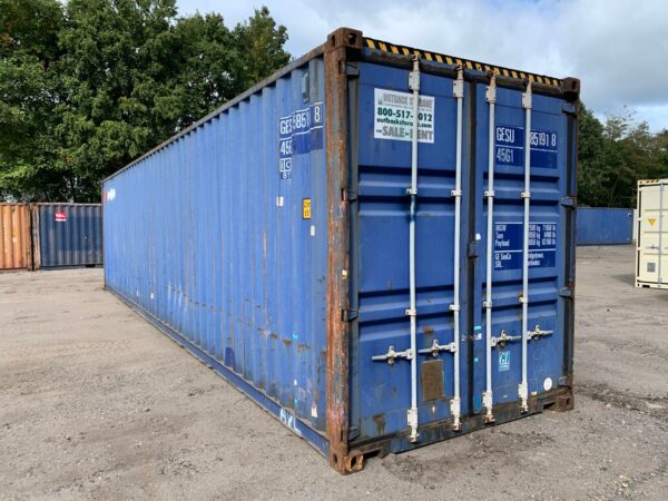 40ft As Is High Cube Shipping Container Blue - Image 12