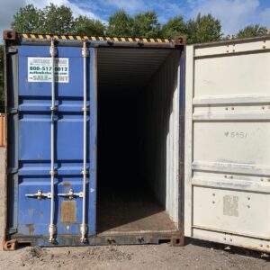 40ft As Is High Cube Shipping Container Blue