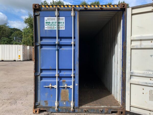 40ft As Is High Cube Shipping Container Blue - Image 14