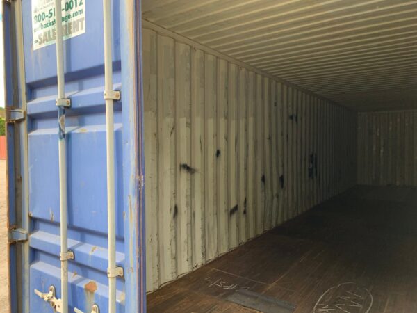 40ft As Is High Cube Shipping Container Blue - Image 15