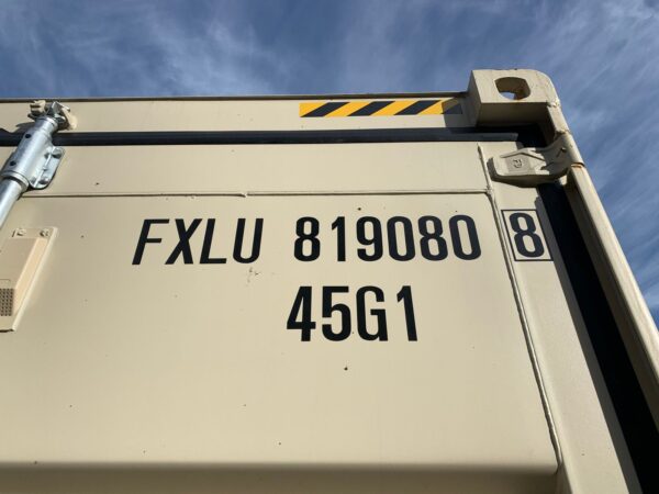 40ft New High Cube Double Door Shipping Container Wind And Watertight Beige - Image 2