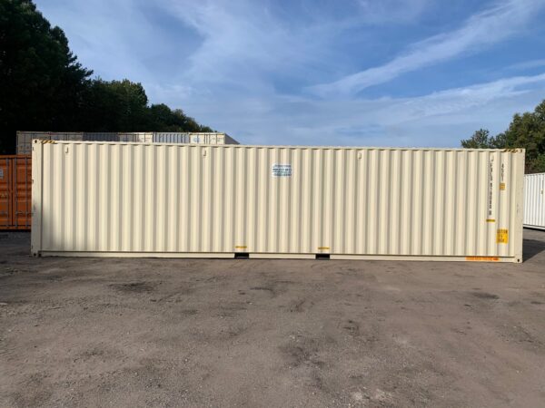 40ft New High Cube Double Door Shipping Container Wind And Watertight Beige - Image 9