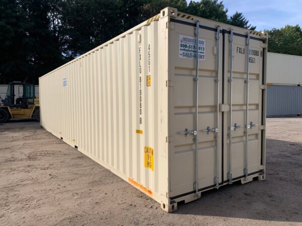 40ft New High Cube Double Door Shipping Container Wind And Watertight Beige - Image 10