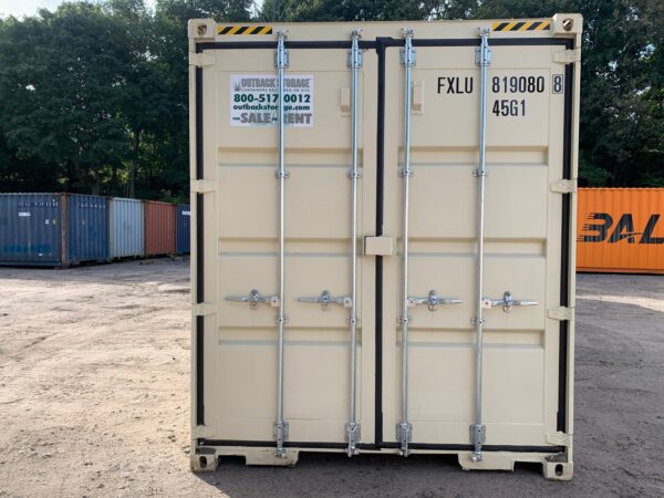 40ft New High Cube Double Door Shipping Container Wind And Watertight Beige - Image 11