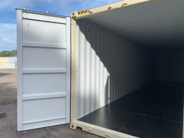 40ft New High Cube Double Door Shipping Container Wind And Watertight Beige - Image 17