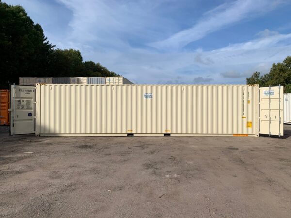 40ft New High Cube Double Door Shipping Container Wind And Watertight Beige - Image 34