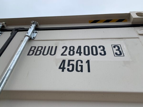 24ft New High Cube Shipping Container Wind And Watertight White - Image 2