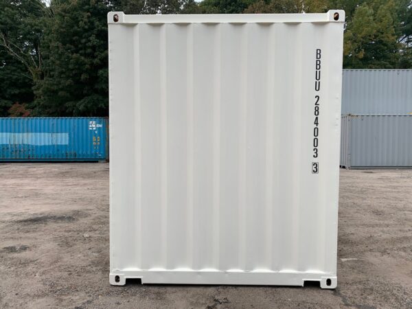 24ft New High Cube Shipping Container Wind And Watertight White - Image 10