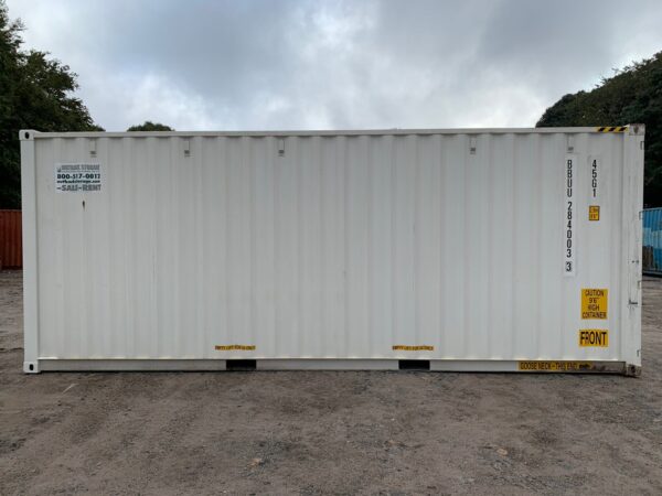 24ft New High Cube Shipping Container Wind And Watertight White - Image 12