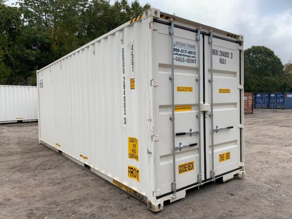24ft New High Cube Shipping Container Wind And Watertight White - Image 13