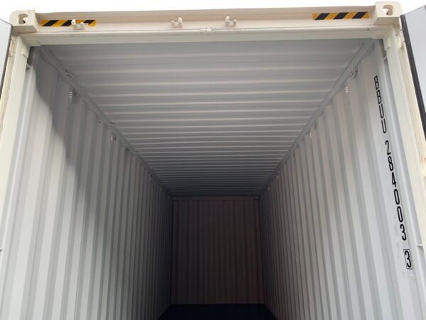 24ft New High Cube Shipping Container Wind And Watertight White - Image 18