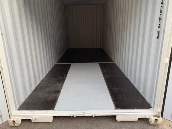 24ft New High Cube Shipping Container Wind And Watertight White - Image 19