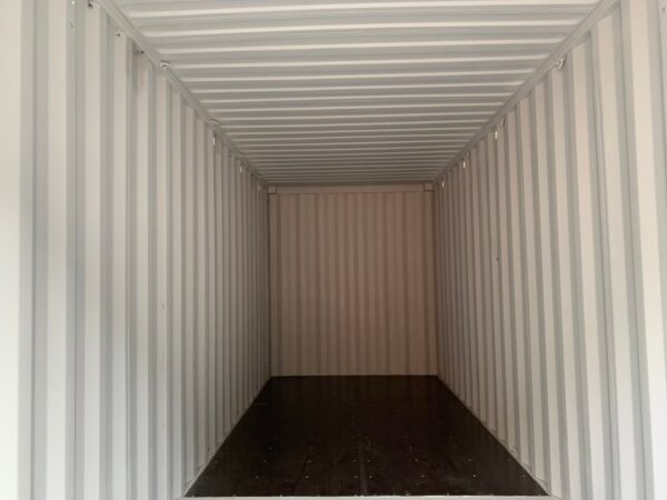 24ft New High Cube Shipping Container Wind And Watertight White - Image 20