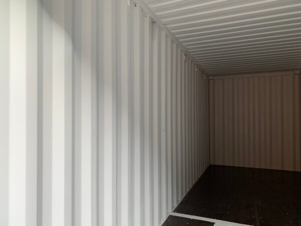 24ft New High Cube Shipping Container Wind And Watertight White - Image 21
