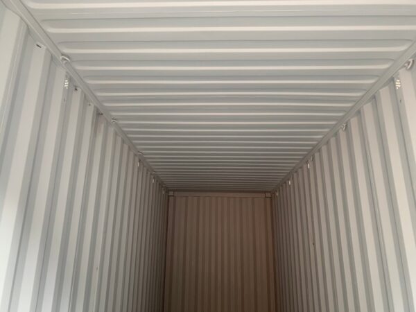 24ft New High Cube Shipping Container Wind And Watertight White - Image 23