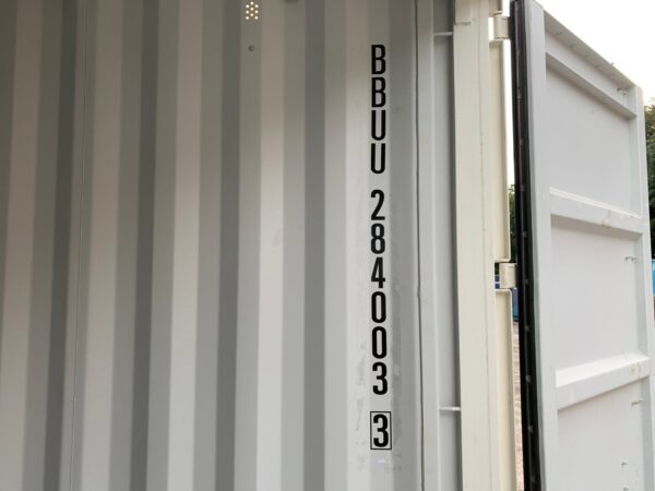 24ft New High Cube Shipping Container Wind And Watertight White - Image 25
