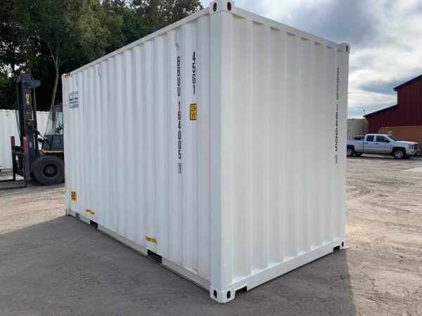 16ft New High Cube Shipping Container Wind And Watertight White - Image 11