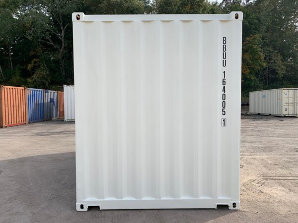 16ft New High Cube Shipping Container Wind And Watertight White - Image 12